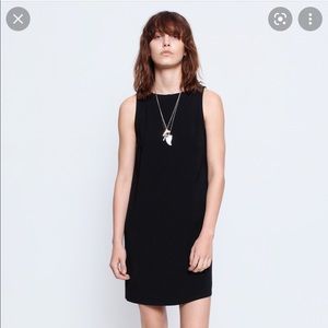 Zadig & Voltaire Raff Deluxe Black Shift Dress Large